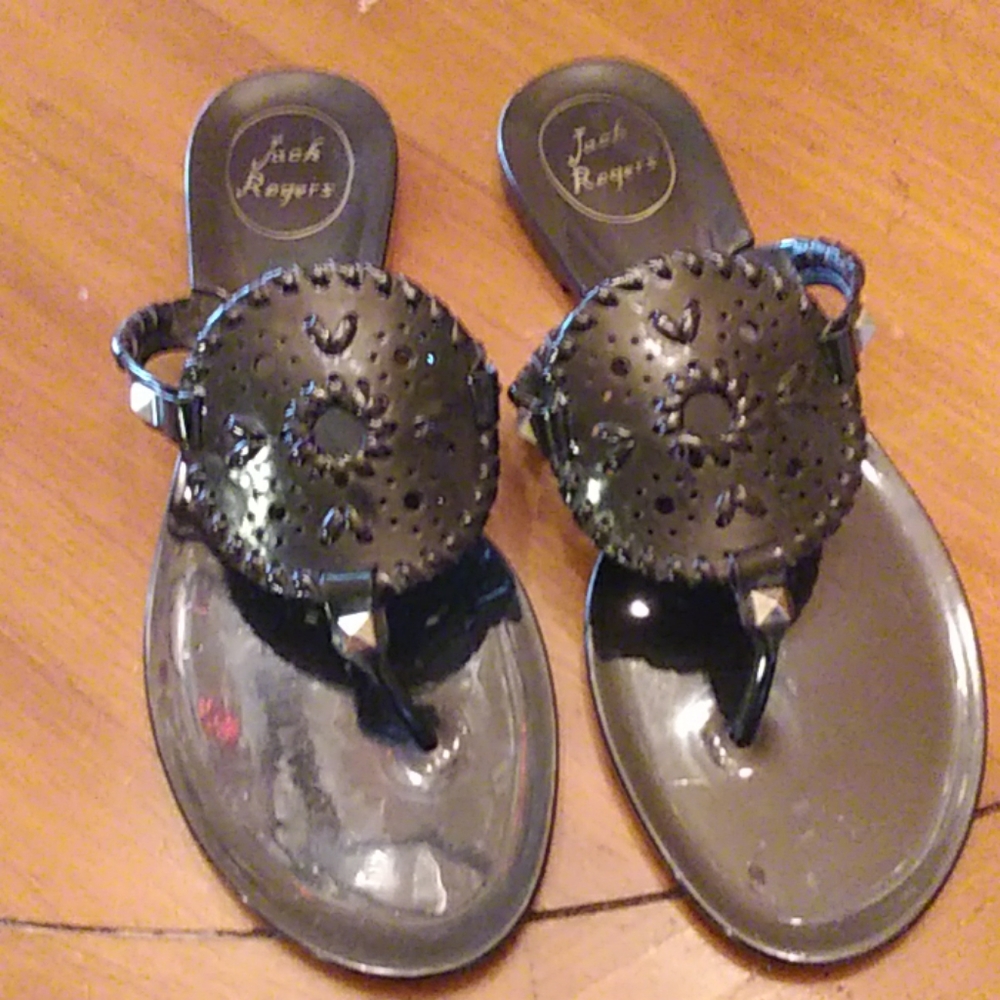 Jack Rogers jelly sandals